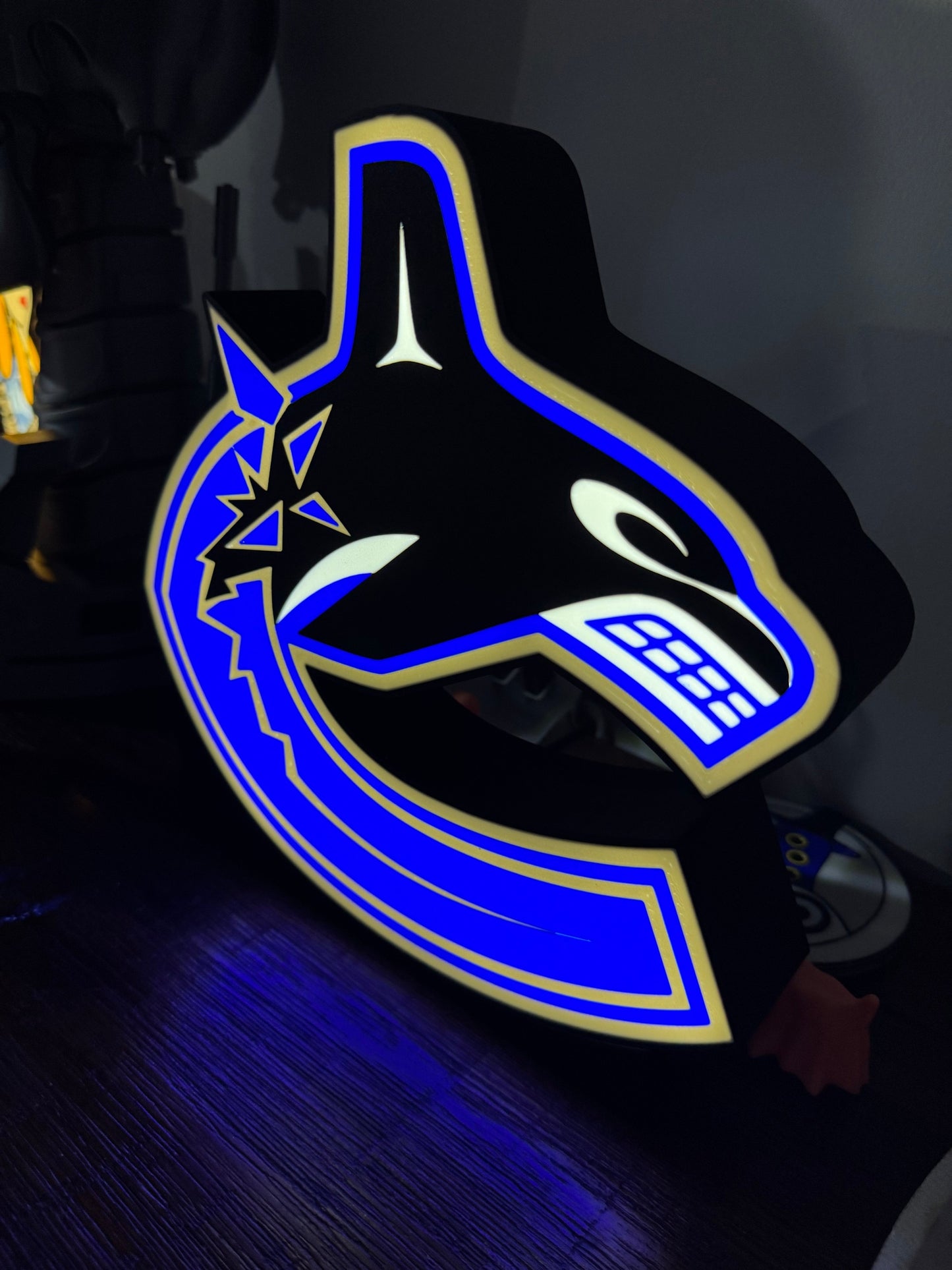 Vancouver Canucks - LED Light Up Sign - USB Powered