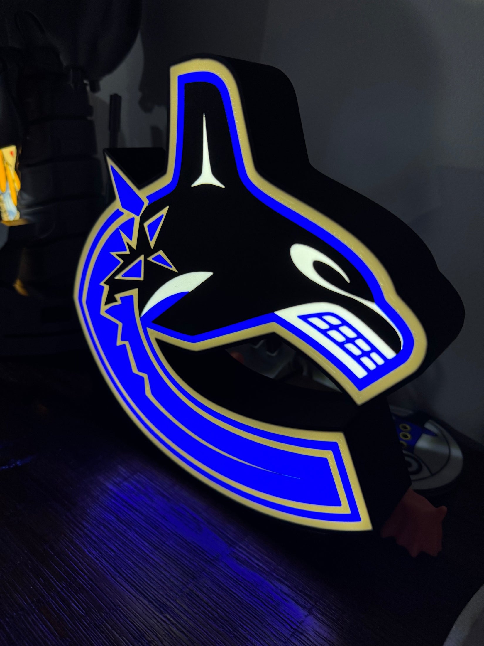 Vancouver Canucks - LED Light Up Sign - USB Powered