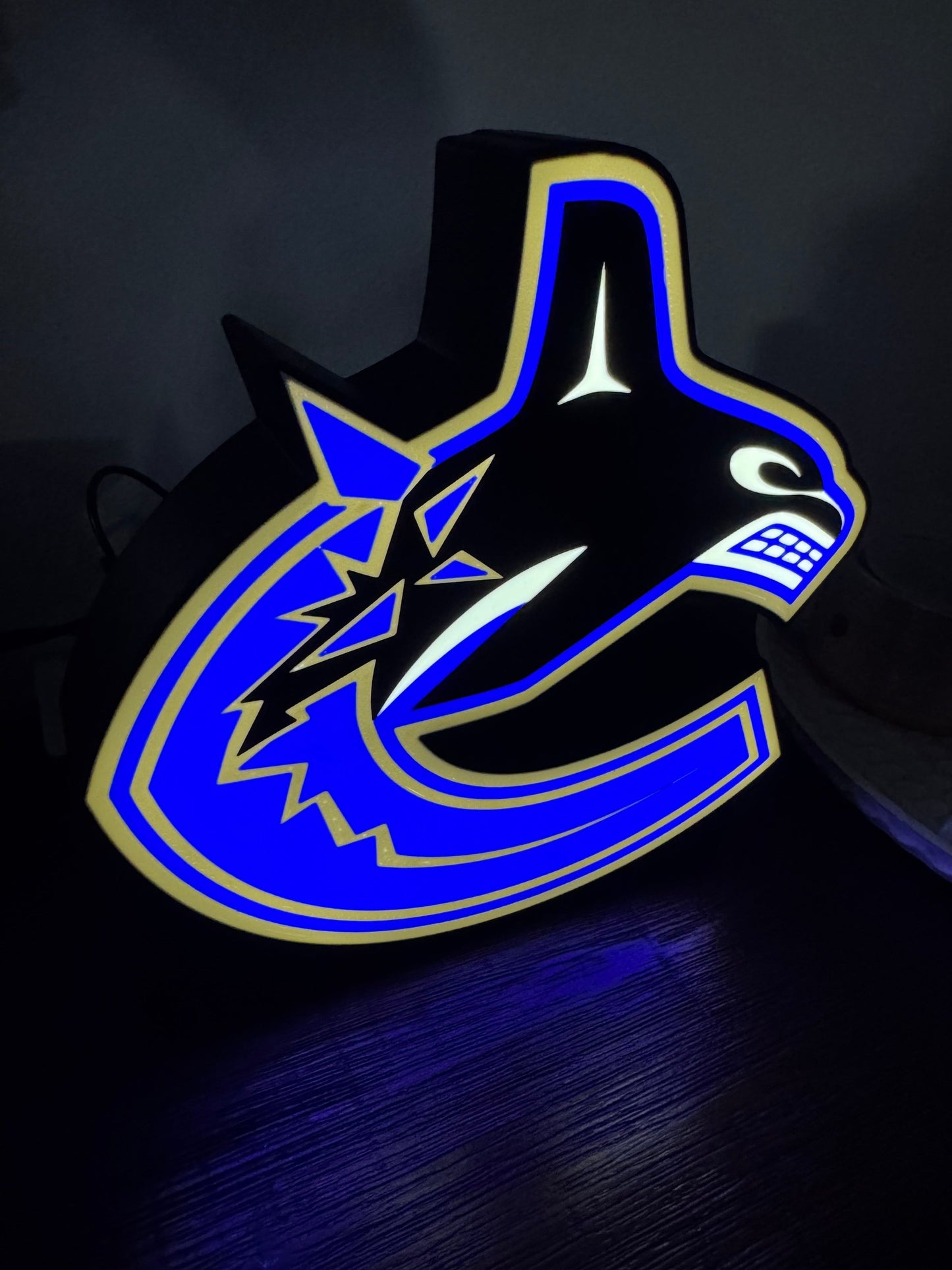 Vancouver Canucks - LED Light Up Sign - USB Powered