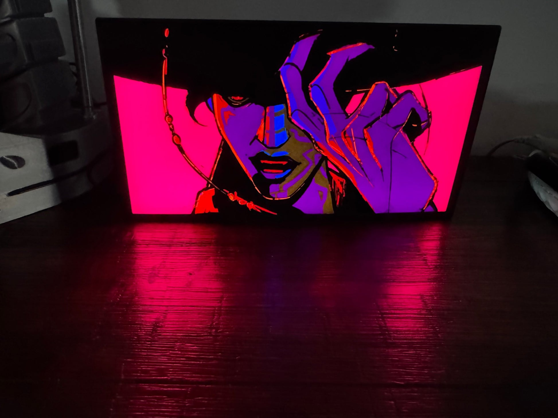 JINU - KPOP Demon Hunters - LED Light Up Sign - USB Powered