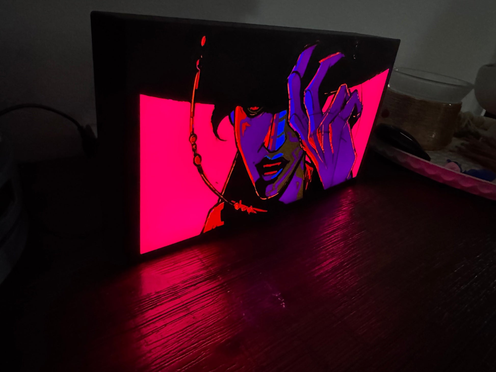 JINU - KPOP Demon Hunters - LED Light Up Sign - USB Powered