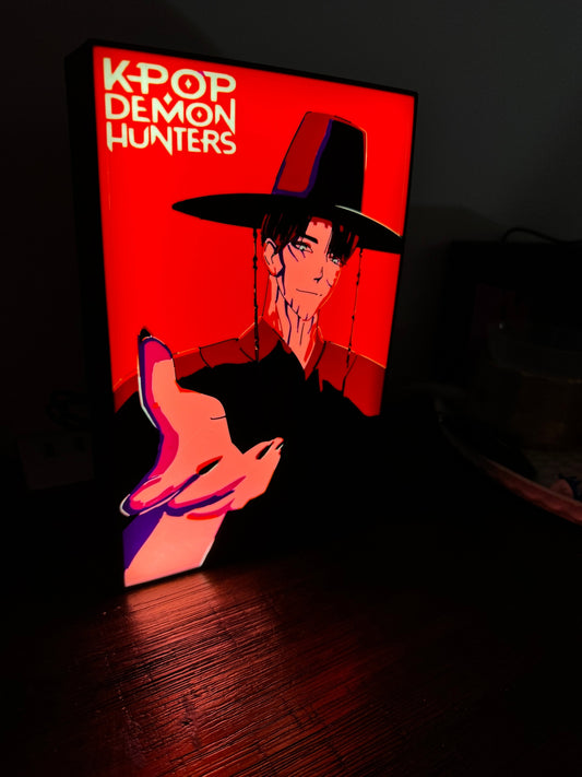 KPOP DEMON HUNTERS: JINU - LED Light Up Sign - USB Powered