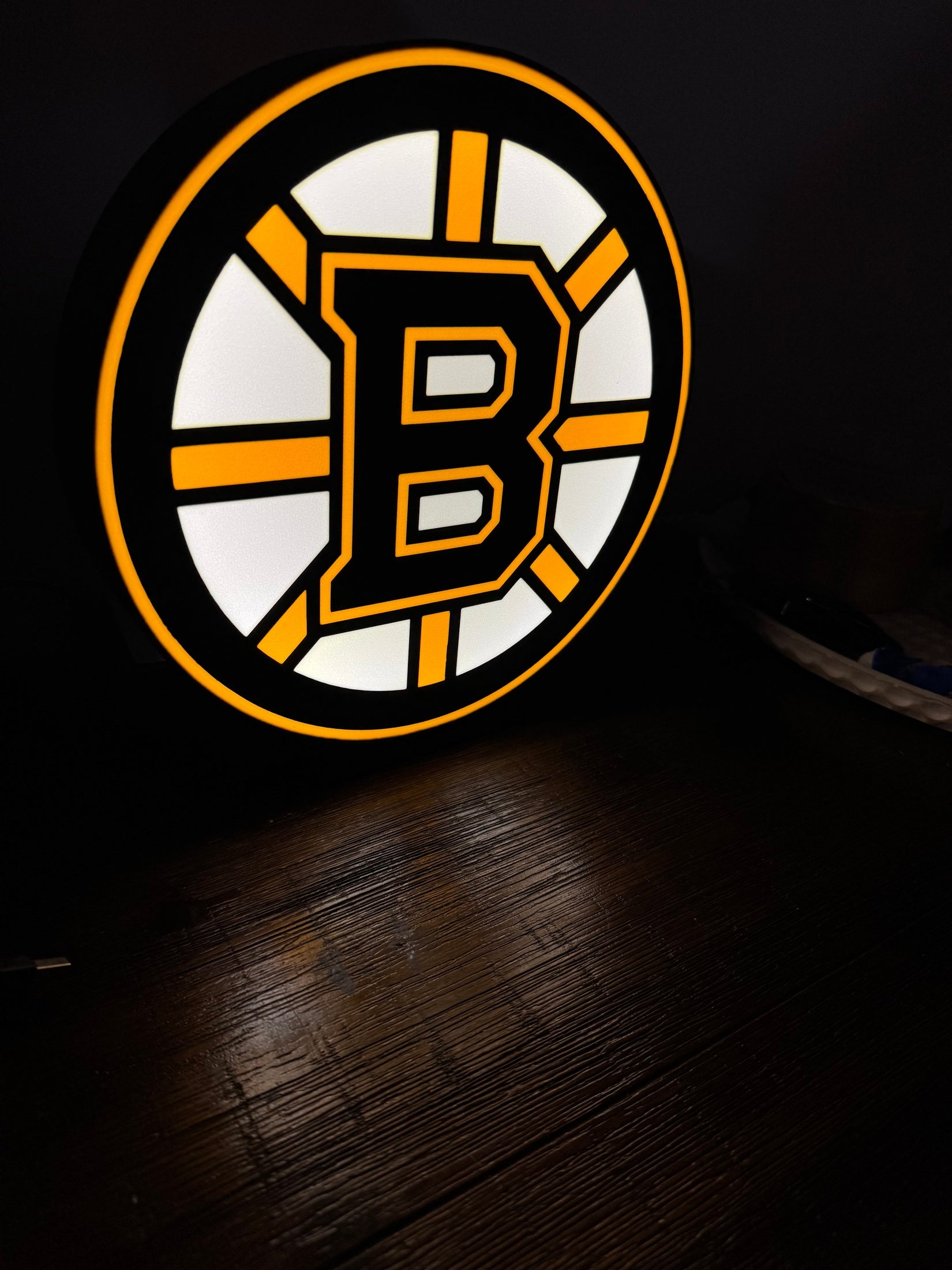 Boston Bruins - LED Light Up Sign - USB Powered