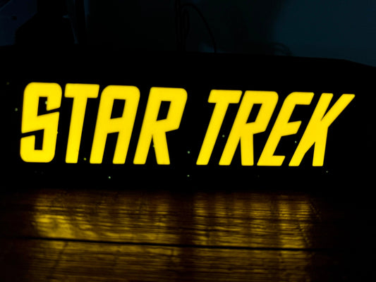 Star Trek: The Original Series Logo - LED Light Box - USB Powered
