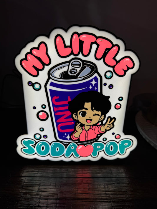Saja Boys — My Little Soda Pop K‑Pop Demon Hunters - LED Light Up Sign - USB Powered