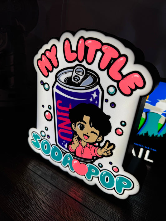 Saja Boys — My Little Soda Pop K‑Pop Demon Hunters - LED Light Up Sign - USB Powered