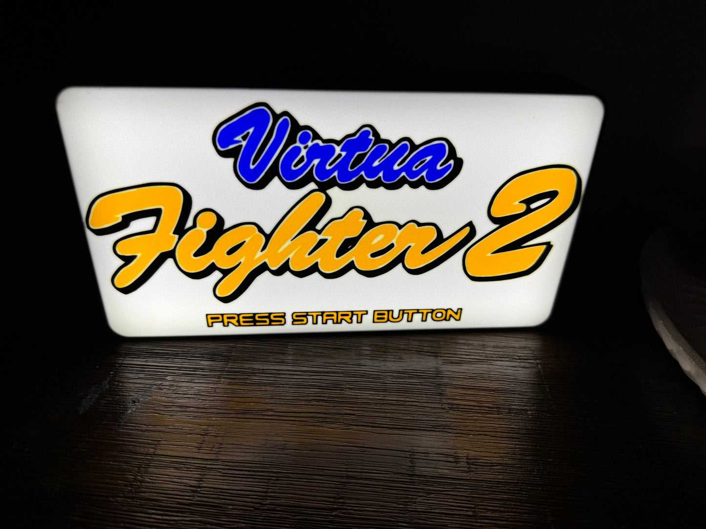 Virtua Fighter 2 - LED Light Up Sign - USB Powered