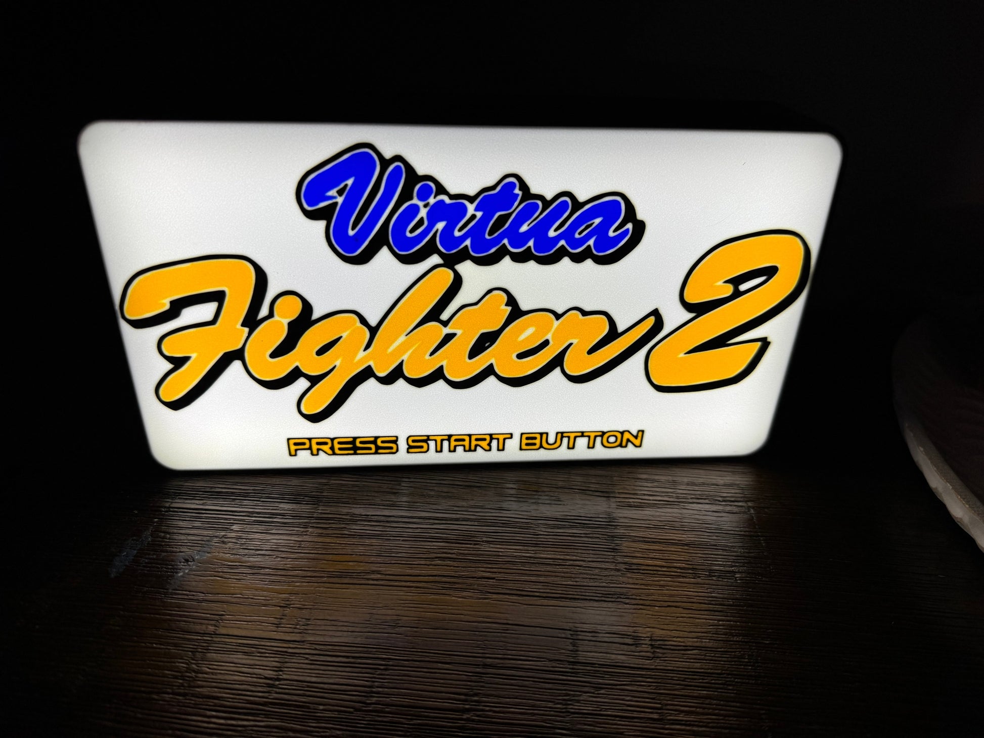 Virtua Fighter 2 - LED Light Up Sign - USB Powered