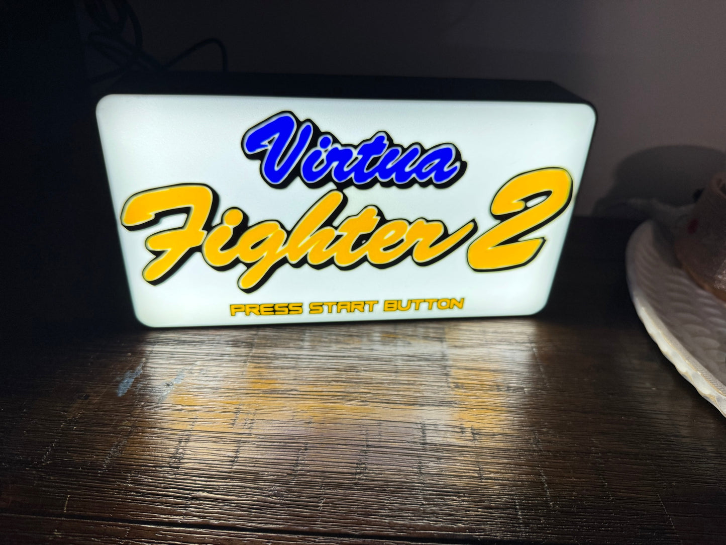 Virtua Fighter 2 - LED Light Up Sign - USB Powered