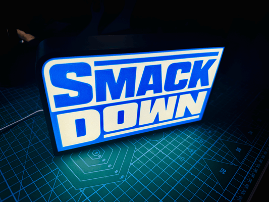 WWE RAW / NXT / Smack Down Light Up Signs - USB Powered - Michael's 3D World