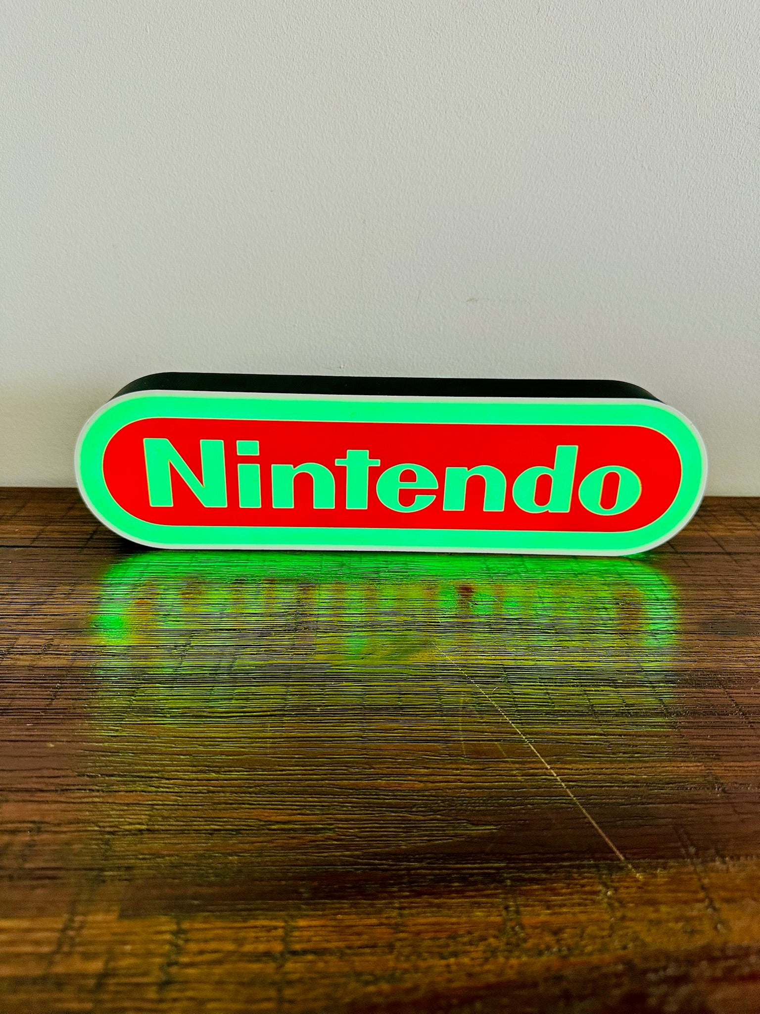 Nintendo Logo LED Light-Up Display Sign - Illuminate Your Gaming Space! 🎮