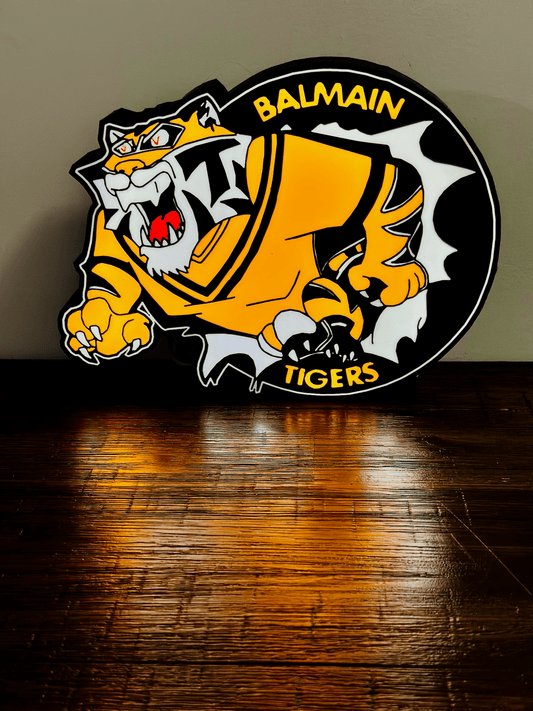 Balmain Tigers - Light up Logo / Sign - USB Powered