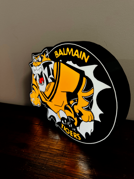 Balmain Tigers - Light up Logo / Sign - USB Powered