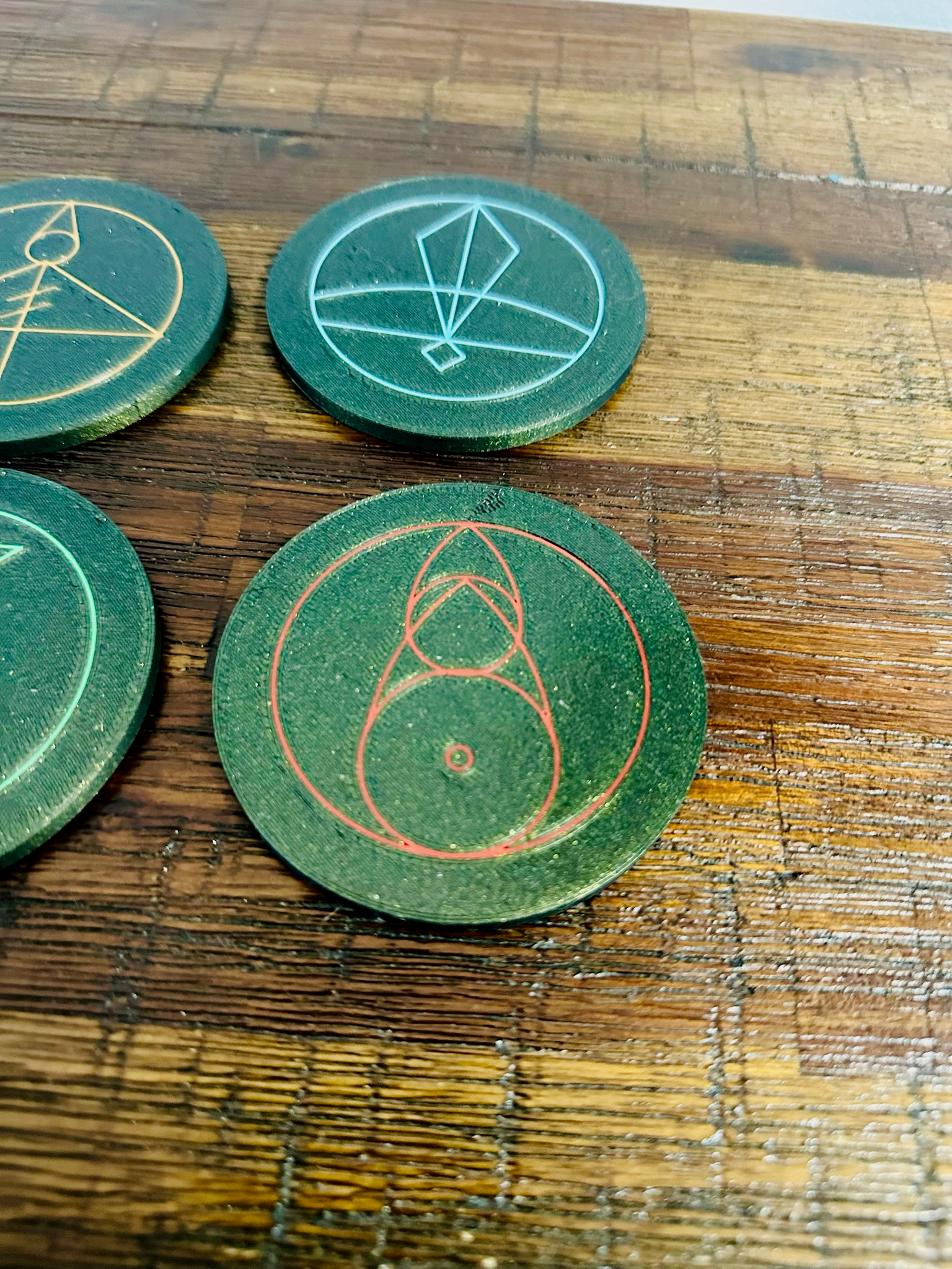 The Owl House: Luz’s Magic Spell Glyph’s - Coasters Set of 4