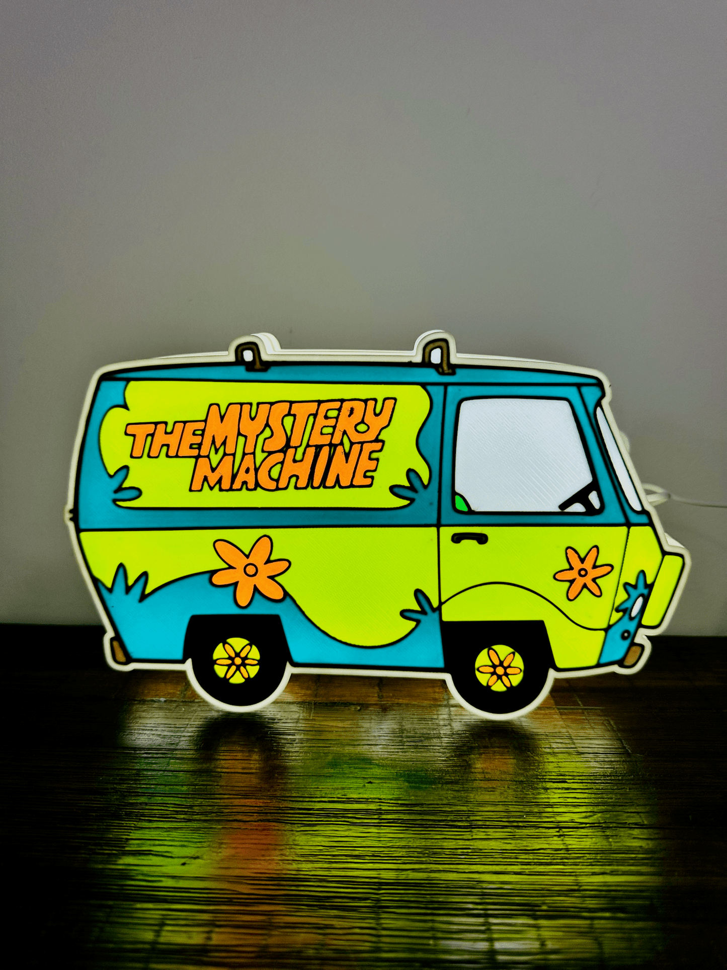 The Mystery Machine - Scooby Doo - Light Up Sign / Night Light - USB Powered