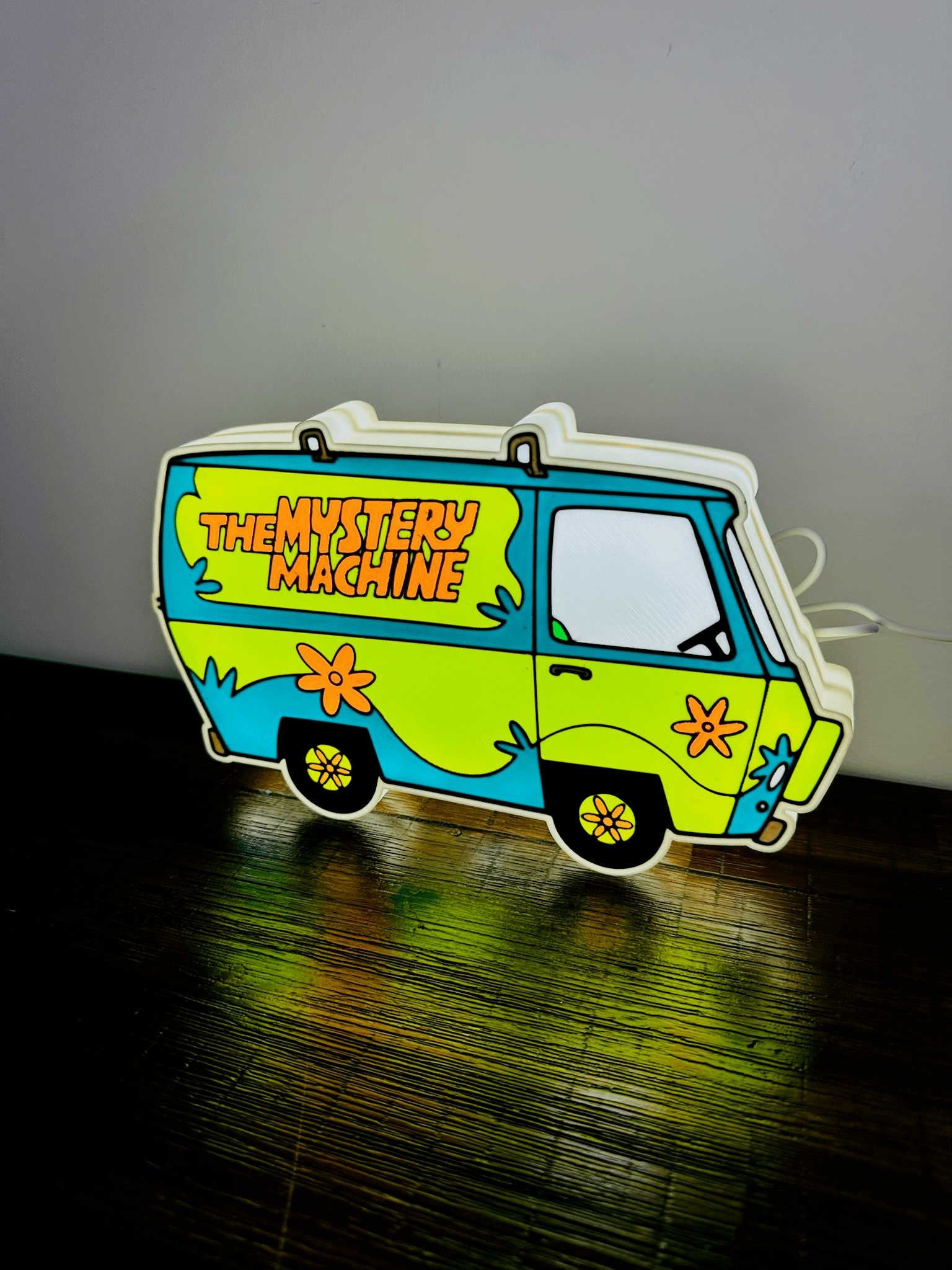 The Mystery Machine - Scooby Doo - Light Up Sign / Night Light - USB Powered