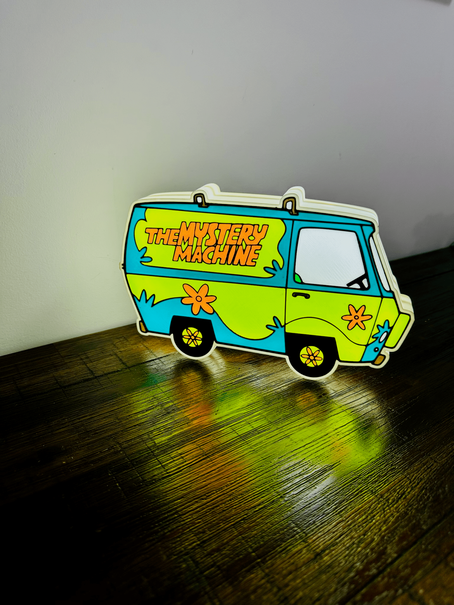 The Mystery Machine - Scooby Doo - Light Up Sign / Night Light - USB Powered