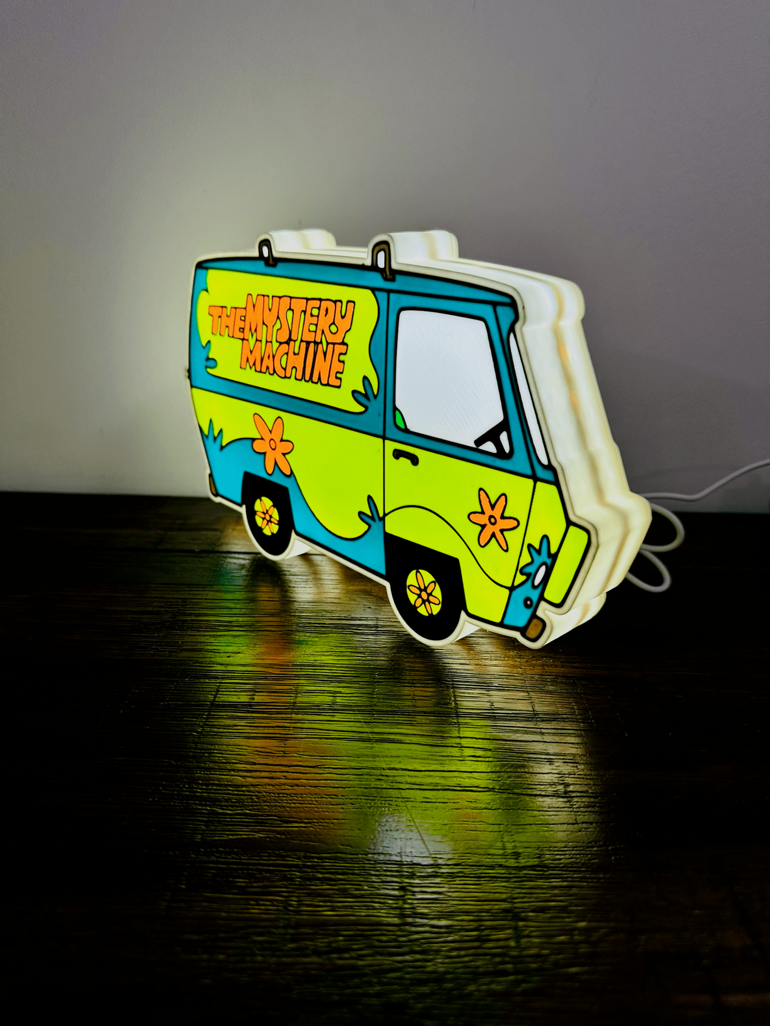 The Mystery Machine - Scooby Doo - Light Up Sign / Night Light - USB Powered