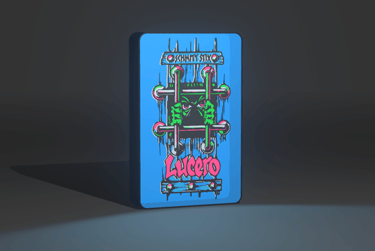 Schmitt Stix - Lucero - Skate Artwork - Light Up Artwork / Wall Art / Sign