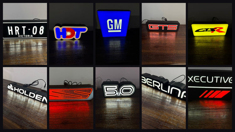 Holden Australia: Cars & Motor Sports LED Light Up Signs / Illuminated Wall Art Display