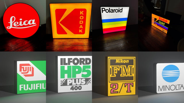 Film & Photography LED signs collection