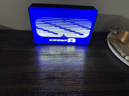 Holden: Group A - SS - Commodore - Blue Light Up Artwork / LED Wall Art / Sign
