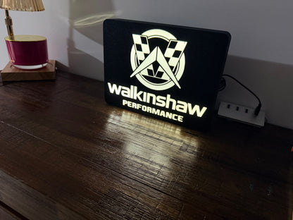 Walkinshaw Performance Logo/Badge - LED Light up artwork / Illuminated Wall Art / LED Display