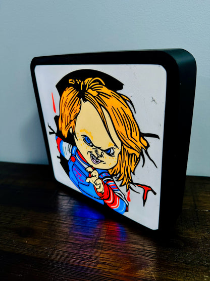 "Good Guy" Chucky - Light Up Sign / Night Light - USB Powered