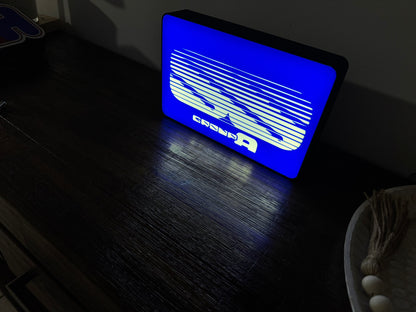 Holden: Group A - SS - Commodore - Blue Light Up Artwork / LED Wall Art / Sign