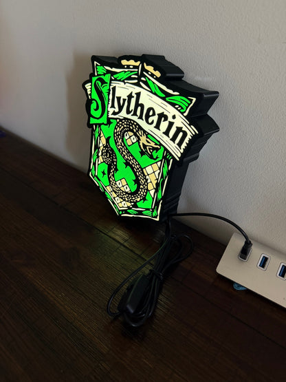 Harry Potter: House Coat of Arms Logo - Light up Signs - LED Light