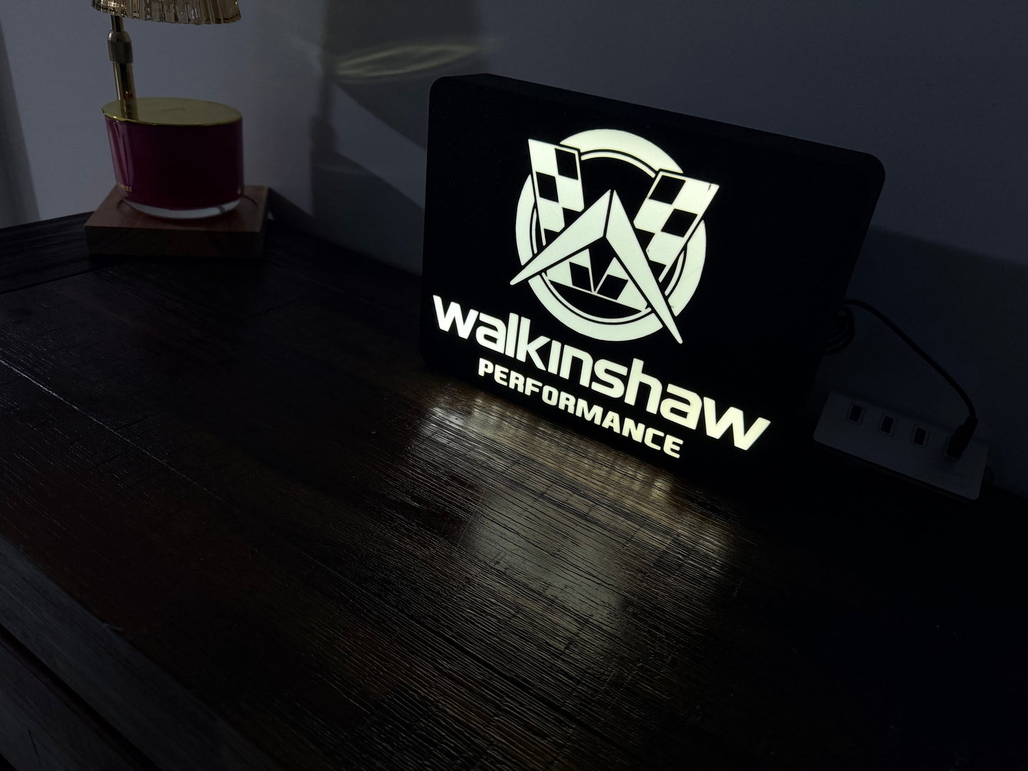 Walkinshaw Performance Logo/Badge - LED Light up artwork / Illuminated Wall Art / LED Display