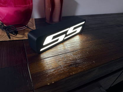 Chevy SS Super Sports Badge - LED Light up artwork / Illuminated Wall Art / LED Display