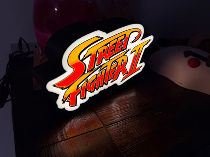 Street Fighter 2 - LED Light Up Sign - USB Powered