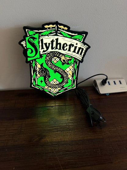 Harry Potter: House Coat of Arms Logo - Light up Signs - LED Light