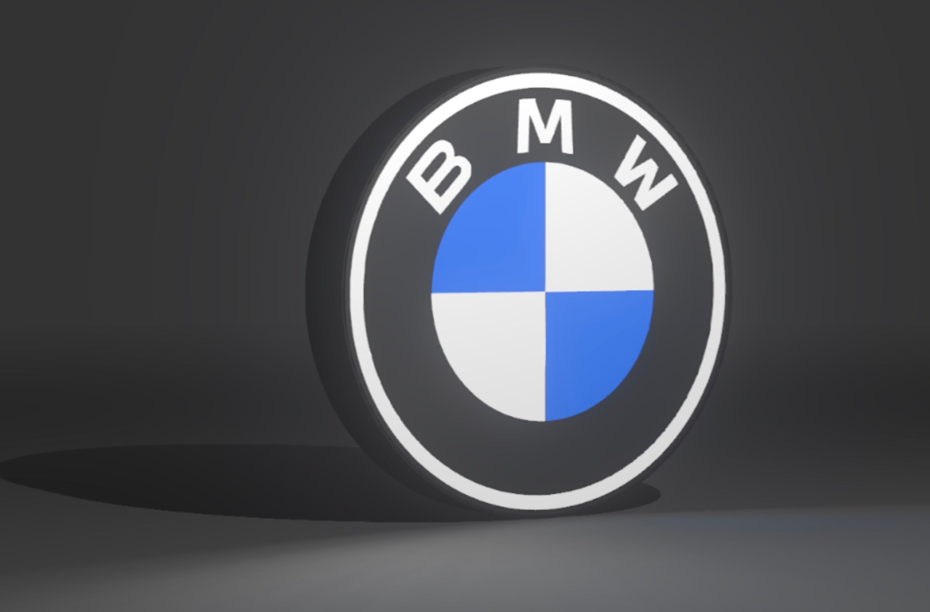 BMW Logo - LED Light Up Display - USB Powered