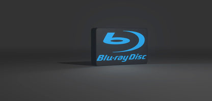 Blu Ray Disc Logo - LED Light up logo/Wall Art