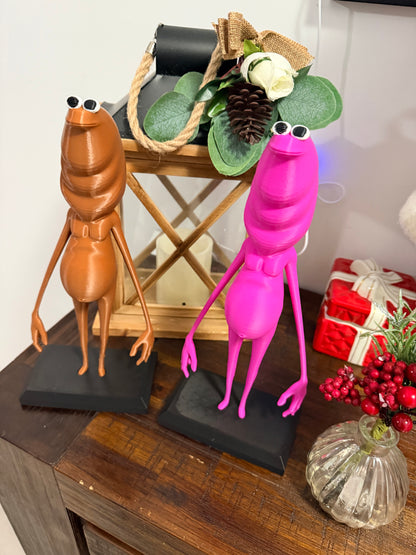 🐛 Marcus the Worm – Figurine - With Stand Super Size