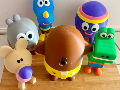 Hey Duggee Character Figurine Set – 6 Unique Collectables