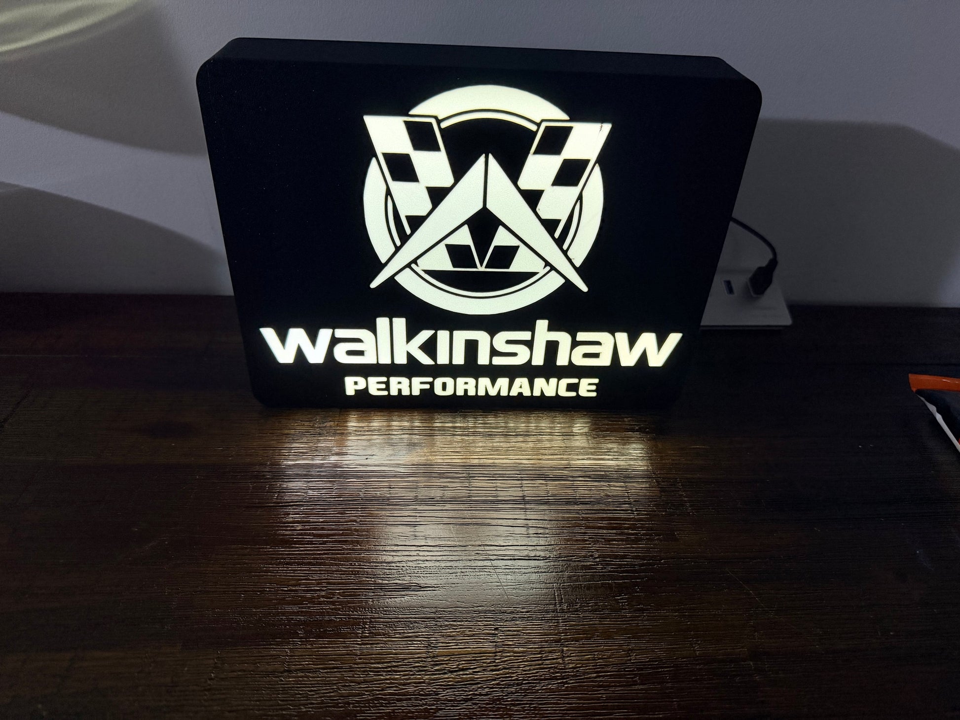 Walkinshaw Performance Logo/Badge - LED Light up artwork / Illuminated Wall Art / LED Display