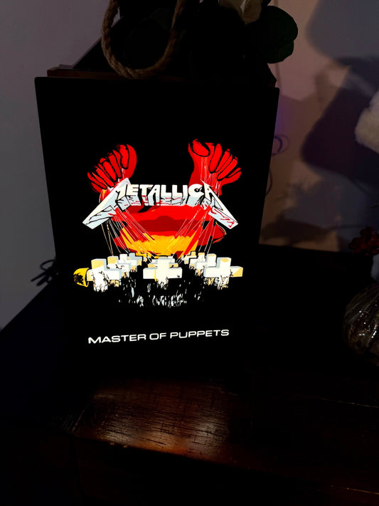 Metallica - Master Of Puppets - LED Light Up Wall Art
