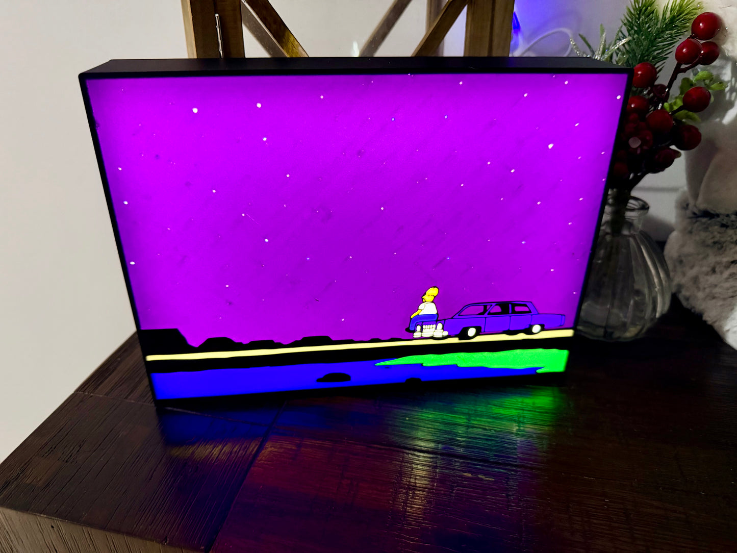 The Simpsons: Mother Simpson - Final Scene - LED Light Up Sign - USB Powered