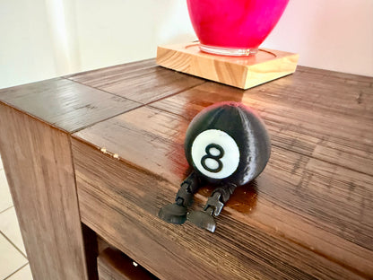 All occasions Fidget Toy - 8-Ball Character - Stress Relief Desk Companion