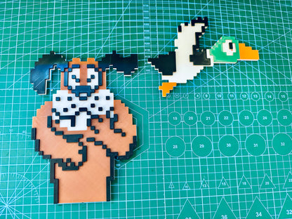 Duck Hunt: 2-piece wall art set - Dog & Duck - Michael's 3D World