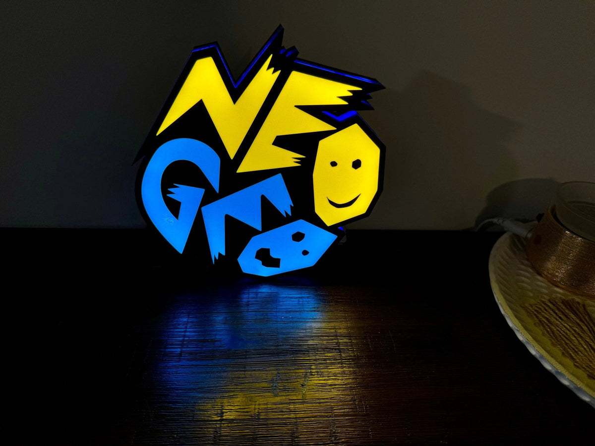 Arcade: Neo Geo Logo in a Light-up Sign / Wall Art / LED night light