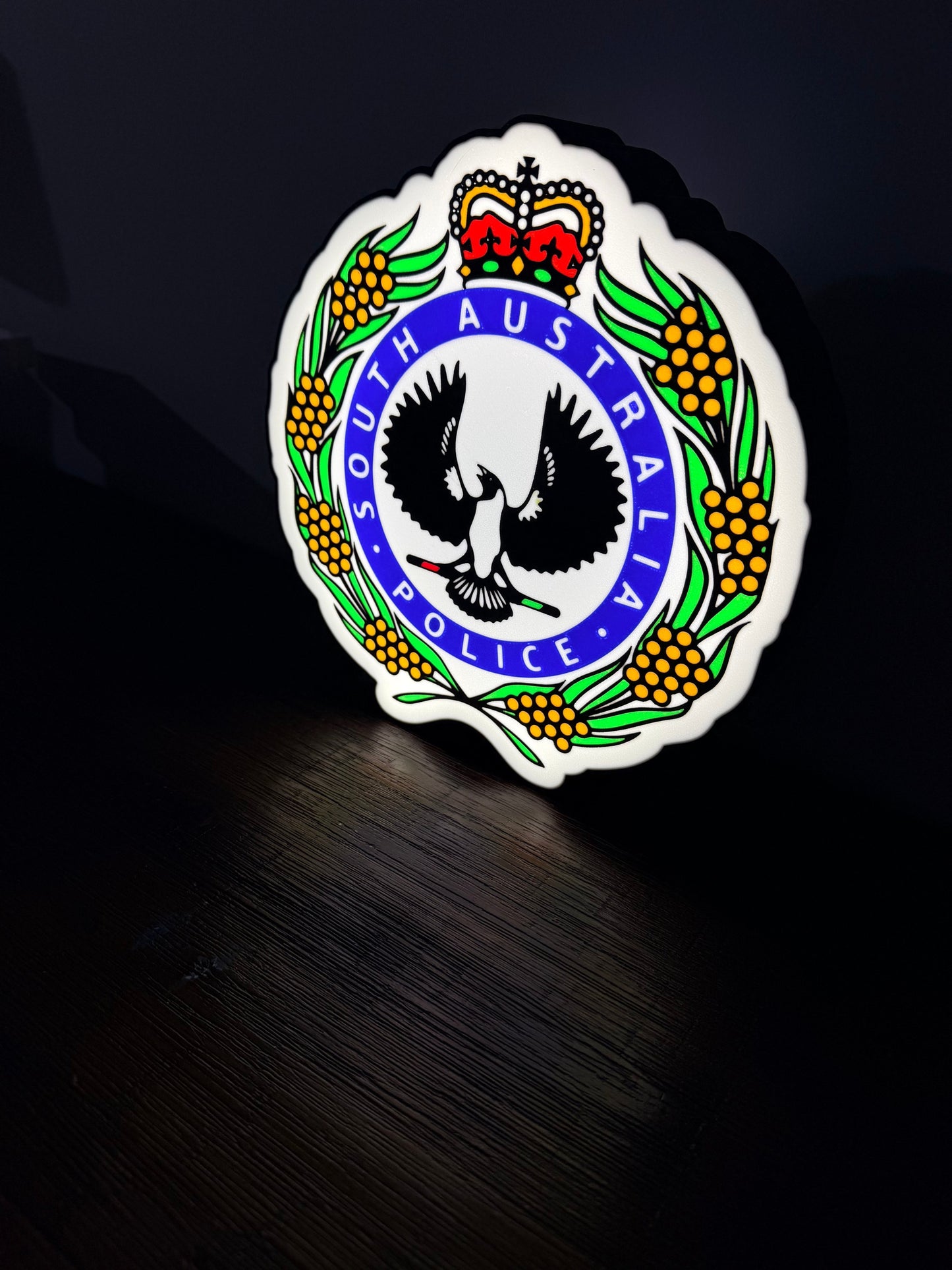 South Australia Police - LED Light up artwork / Wall Art / Sign