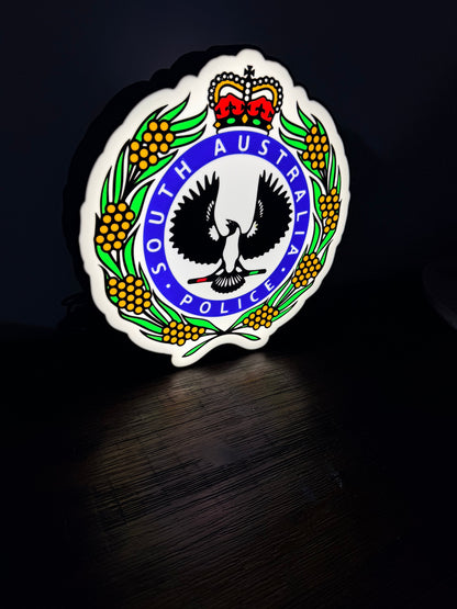 South Australia Police - LED Light up artwork / Wall Art / Sign