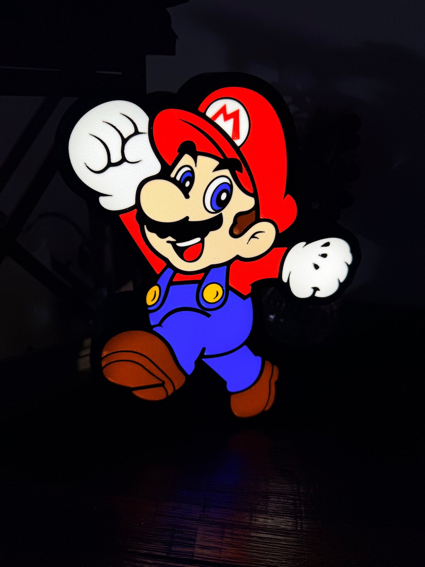 Mario LED Display Sign - Jump Into Illuminated Gaming Glory!