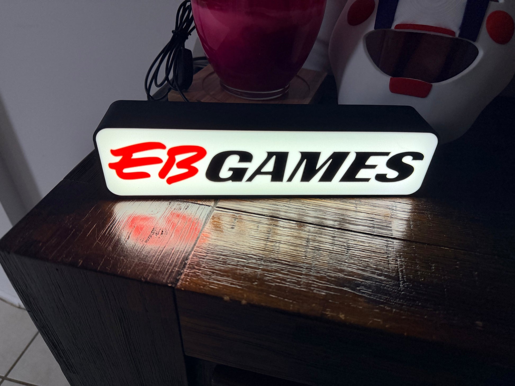 EB Games Logo - LED Light up Wall Sign / Wall Art