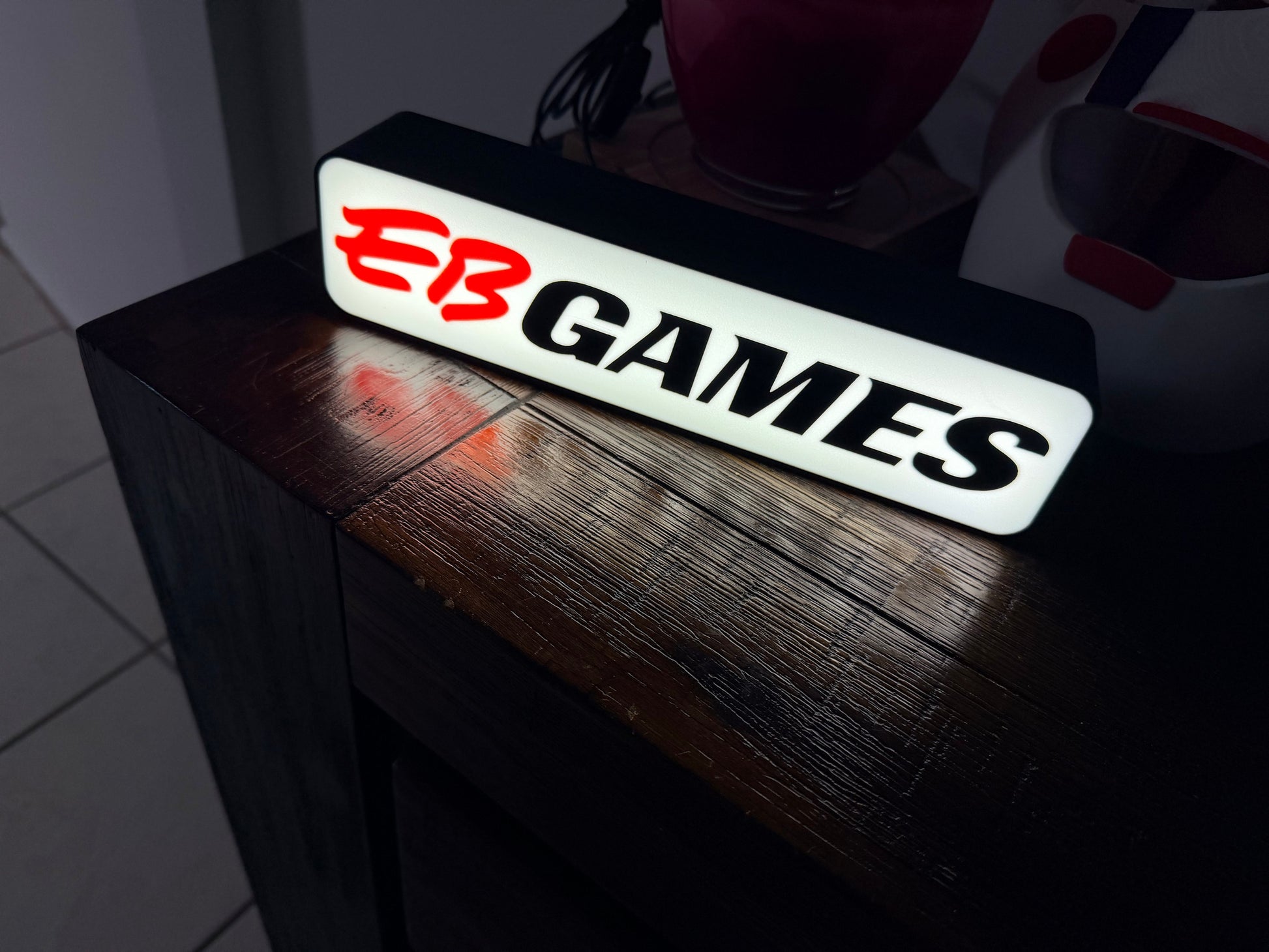 EB Games Logo - LED Light up Wall Sign / Wall Art