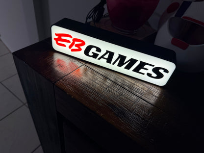 EB Games Logo - LED Light up Wall Sign / Wall Art